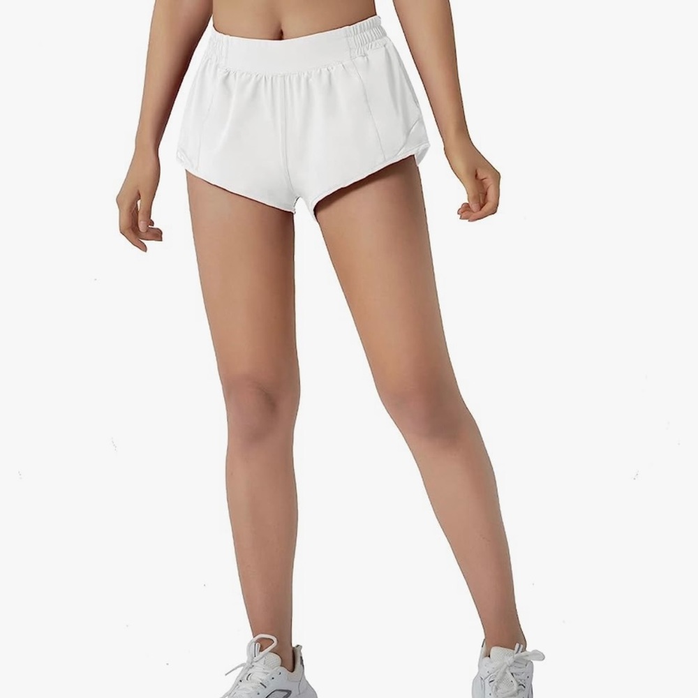 Aurefin White Run Athletic Shorts